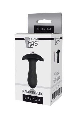 Korek analny wibrujący Cheeky Love silikonowy single speed 3 cm