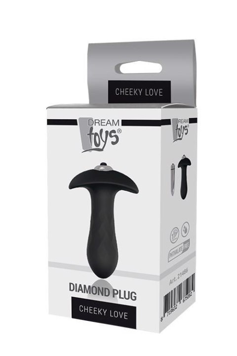 Korek analny wibrujący Cheeky Love silikonowy single speed 3 cm