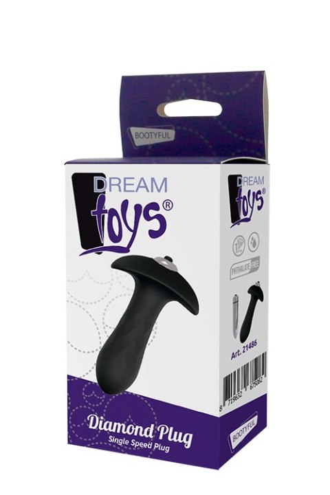 Korek analny wibrujący Cheeky Love silikonowy single speed 3 cm