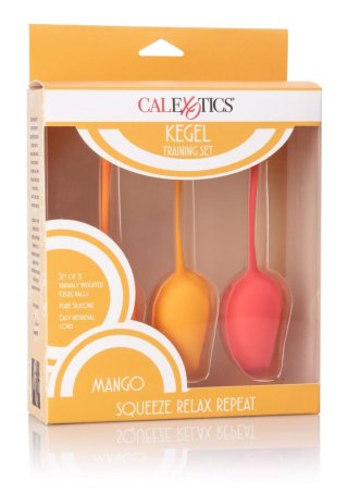 Kulki kegla Calexotics silikonowe mango zestaw 14 cm