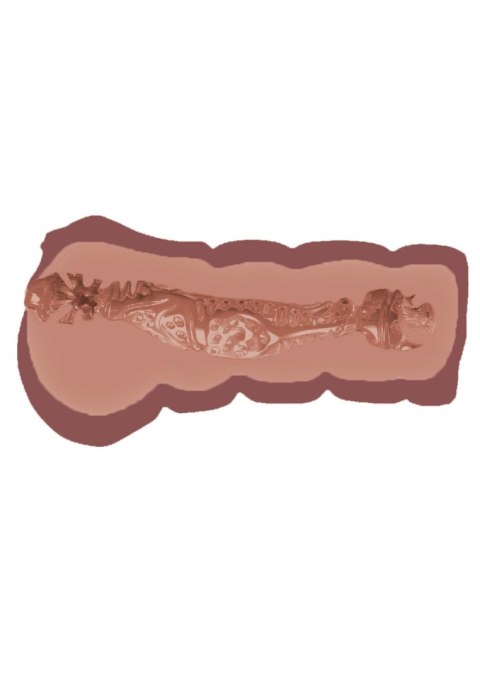 Masturbator Super Wet Travel Beaver Hidden Desire brązowy 13.5 cm