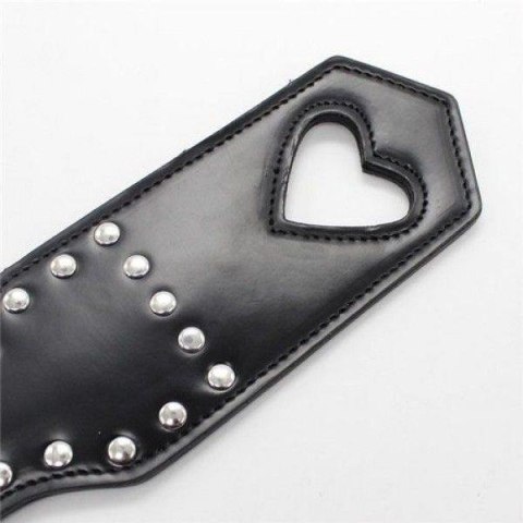 Packa skórzana Heart Paddle Toyz4lovers czarna