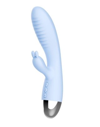 Wibrator króliczek Leten Faye 2 turkusowy akumulatorowy 19 cm