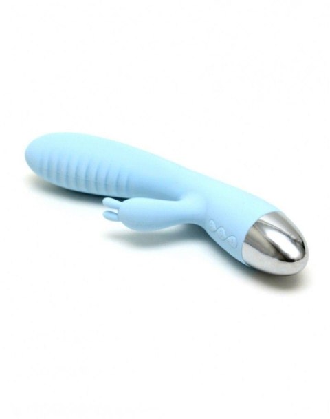 Wibrator króliczek Leten Faye 2 turkusowy akumulatorowy 19 cm