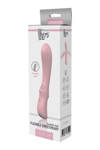 Wibrator silikonowy Flexible Sweetheart elastyczny punktu G 12 cm