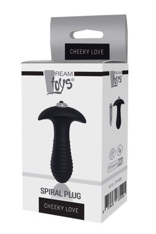 Wibrujący korek analny Cheeky Love spiralny silikonowy