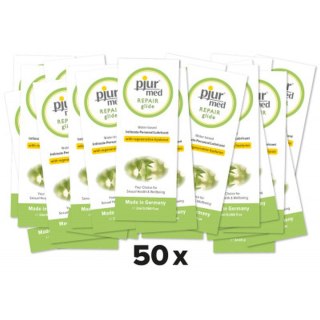 Żel intymny Pjur Repair glide z hialuronem 50 x 2 ml