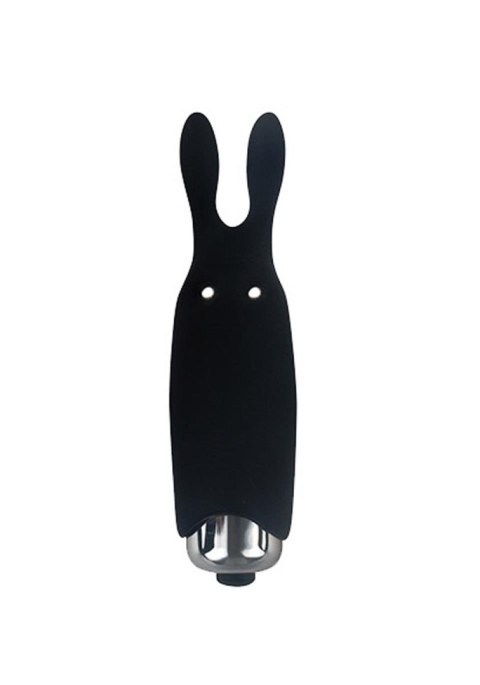 Wibrator króliczek Adrien Lastic silikonowy czarny 8 5 cm