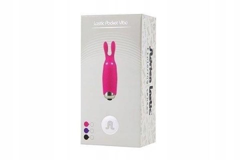 Wibrator króliczek Adrien Lastic silikonowy czarny 8 5 cm