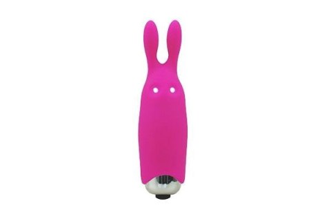 Wibrator króliczek Adrien Lastic silikonowy różowy 8 5 cm