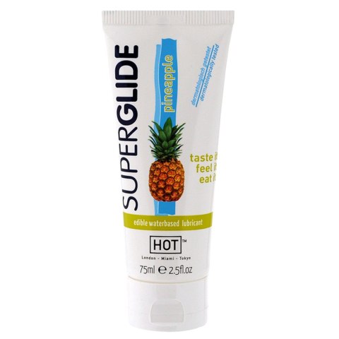 Żel poślizgowy Hot Superglide ananasowy jadalny wodny 75ml