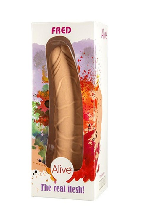 Dildo realistyczne z przyssawką Alive Fred 21 cm