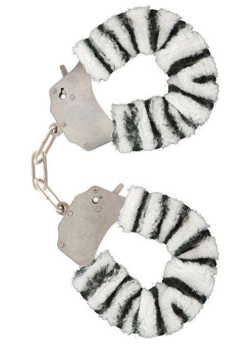 Kajdanki futrzane ToyJoy wielokolorowe