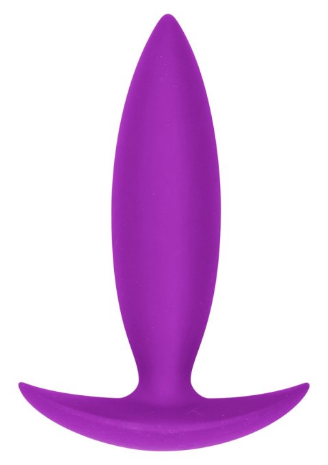 Korek analny silikonowy ToyJoy Bubble Butt Player Starter fioletowy 10 cm