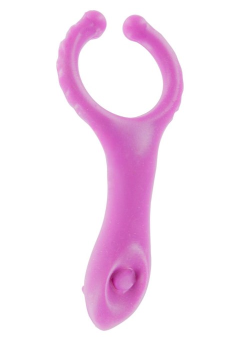 Pierścień wibrujący ToyJoy fioletowy 10 cm
