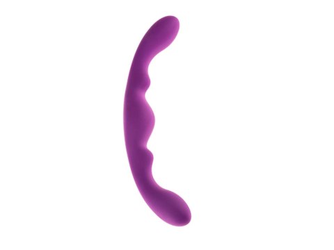 Podwójne dildo prążkowane Alive Luna silikonowe 25,5 cm