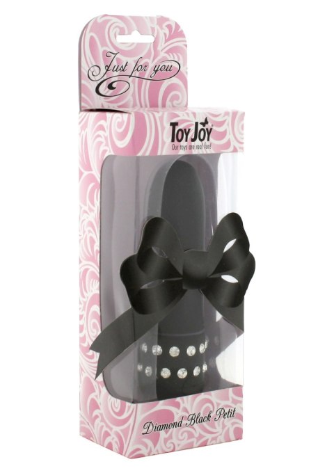 Wibrator Diamond Petit Vibe ToyJoy czarny 11 cm