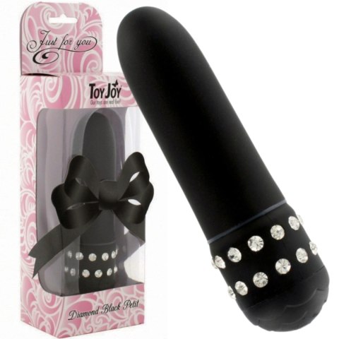 Wibrator Diamond Petit Vibe ToyJoy czarny 11 cm