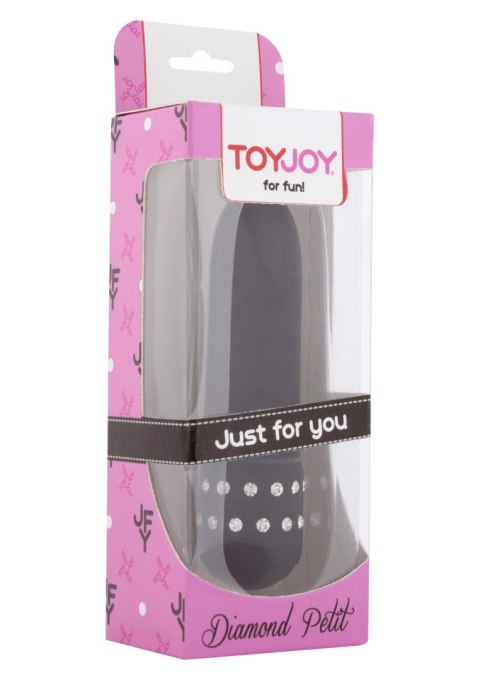 Wibrator Diamond Petit Vibe ToyJoy czarny 11 cm