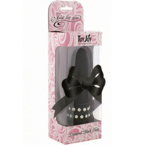 Wibrator Diamond Petit Vibe ToyJoy czarny 11 cm