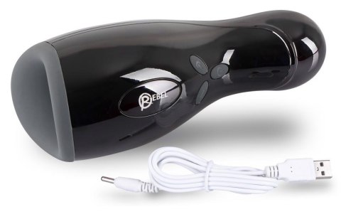 Masturbator Rebel z 3 funkcjami wibracji i ogrzewania 20 cm USB