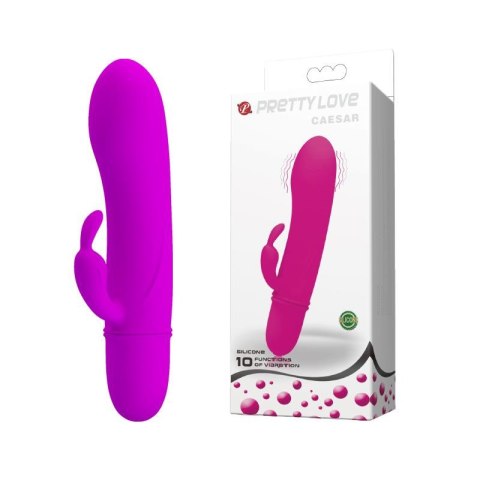 Mini wibrator silikonowy Pretty Love Cesar różowy 12 cm