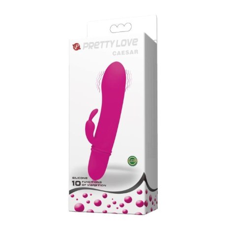 Mini wibrator silikonowy Pretty Love Cesar różowy 12 cm