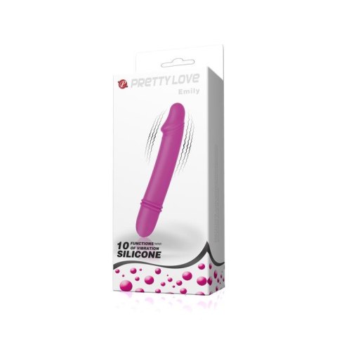 Mini wibrator silikonowy Pretty Love Emily 10 funkcji wodoodporny