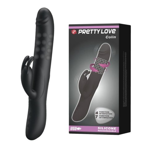 Wibrator króliczek Pretty Love Colin silikonowy USB 25 cm