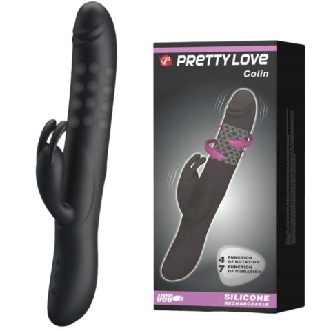 Wibrator króliczek Pretty Love Colin silikonowy USB 25 cm