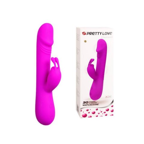 Wibrator króliczek silikonowy Pretty Love Clement 30 trybów 21 cm
