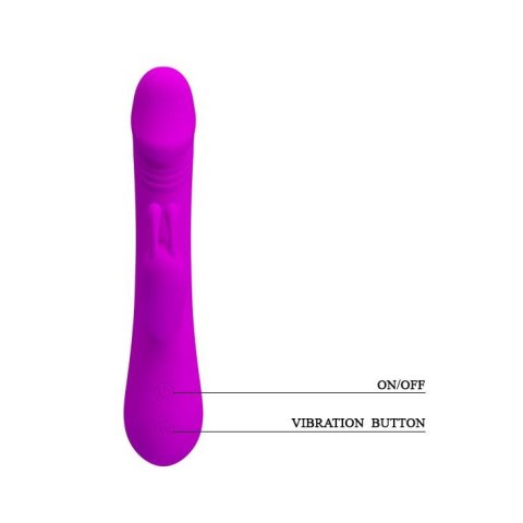 Wibrator króliczek silikonowy Pretty Love Clement 30 trybów 21 cm