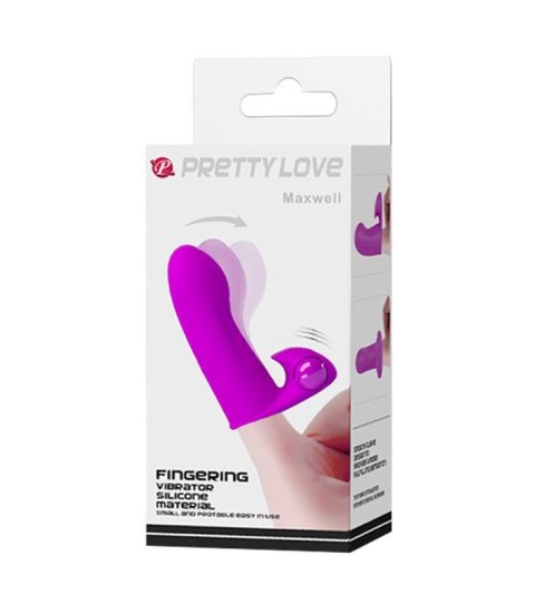 Wibrator na palec Pretty Love Maxwell fioletowy