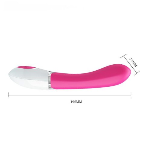 Wibrator punktu G Pretty Love Daniel silikonowy 30 trybów głosowy 19,5 cm