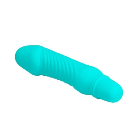 Mini wibrator silikonowy Pretty Love Stev niebieski 10 funkcji