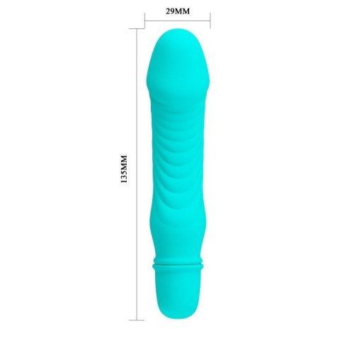 Mini wibrator silikonowy Pretty Love Stev niebieski 10 funkcji
