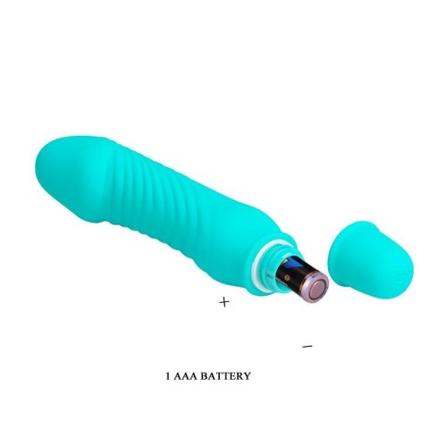 Mini wibrator silikonowy Pretty Love Stev niebieski 10 funkcji