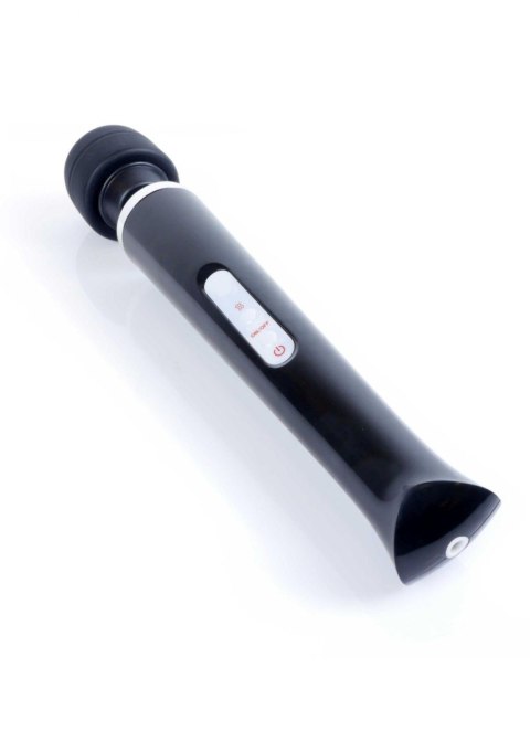 Stymulator łechtaczki Magic Wand silikonowy czarny USB 10 funkcji