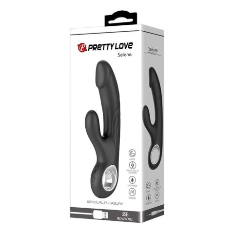 Wibrator punktu G Pretty Love Selene czarny USB 7 trybów
