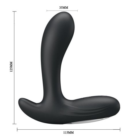 Wibrujący masażer prostaty Pretty Love Backie czarny USB