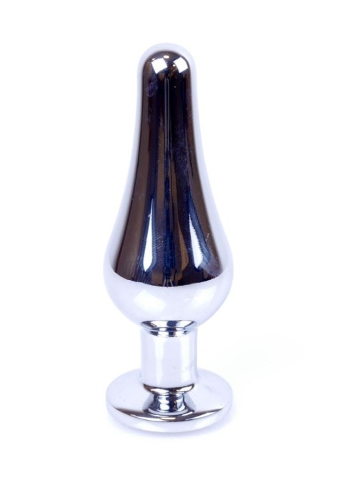 Biżuteria analna HeavyFun srebrna zielona 9,5 cm