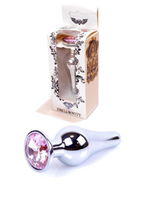 Biżuteria analna srebrna z diamentem HeavyFun 9,5 cm