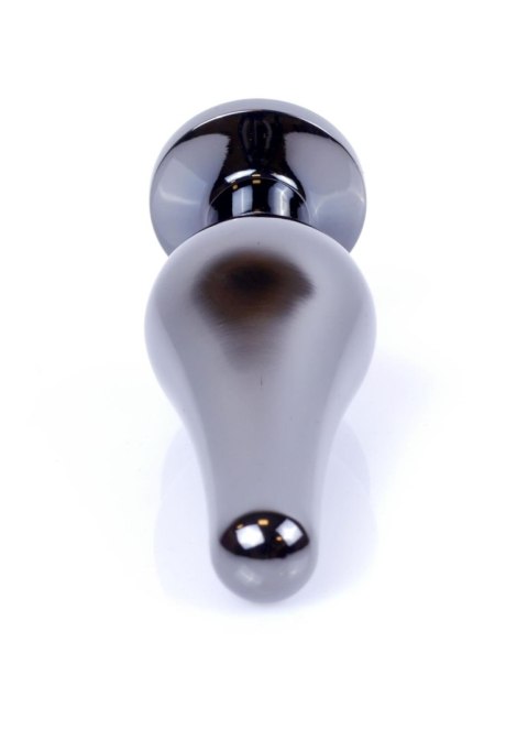 Biżuteria analna stal nierdzewna z różowym diamencikiem HeavyFun 9,5 cm