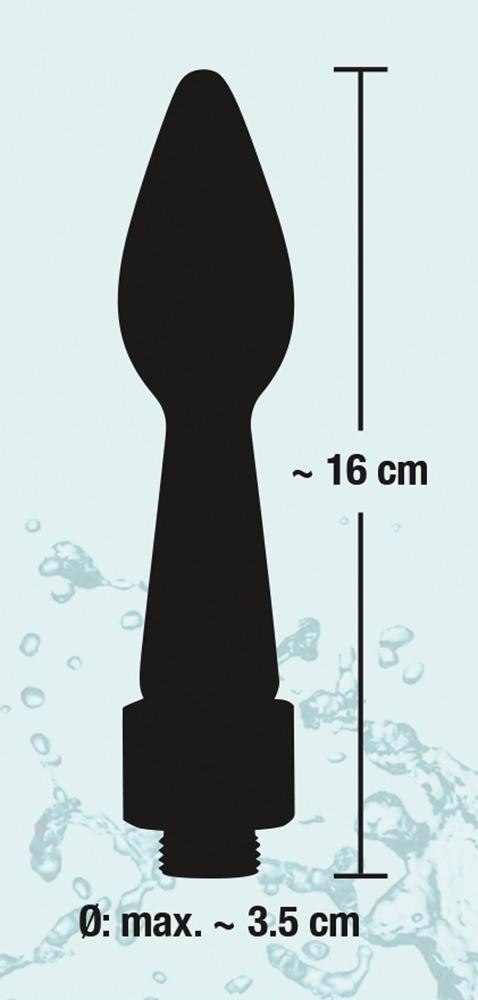 Irygator analny wtyczka You2Toys silikonowa czarna 16 cm