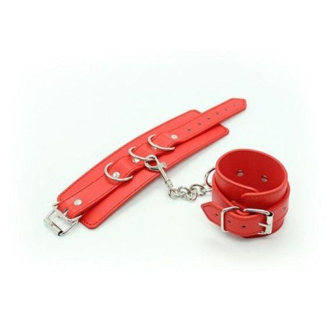Kajdanki zwężające BDSM Toyz4lovers czerwone