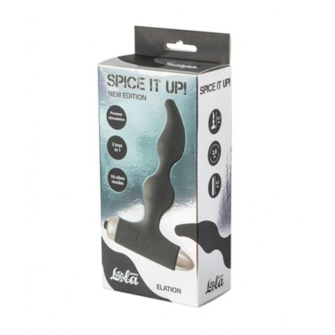 Korek analny wibrujący Elation Lola Toys czarny 13 cm