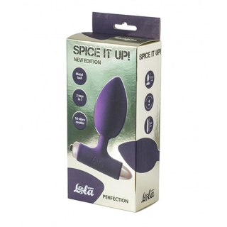 Korek analny wibrujący Perfection ultrafioletowy Lola Toys 11 cm
