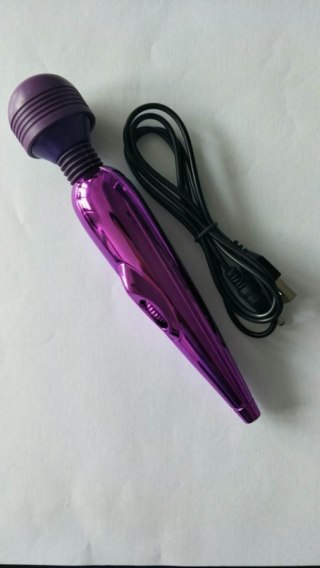 Masażer różdżkowy Turbo Power Escorts fioletowy 18 cm ładowalny
