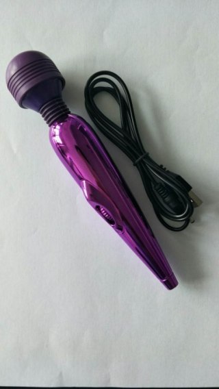 Masażer różdżkowy Turbo Power Escorts fioletowy 18 cm ładowalny