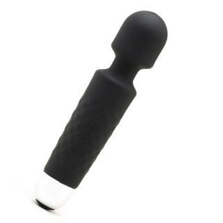 Masażer silikonowy Iwand Power Escorts czarny akumulator 20 cm
